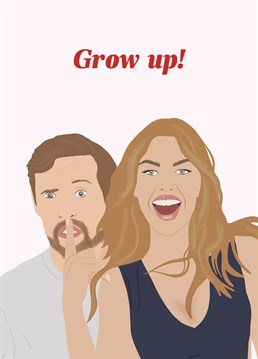 Therapy Crouch - Grow Up. Make them smile with this Birthday card.
