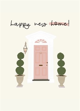 Wish them well in their new home with this fitting card!