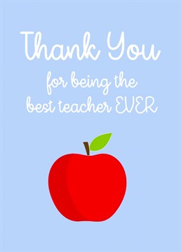 Give this card to your favourite teacher to say thank you for the last school year. You might be leaving or just saying a temporary goodbye for the summer holidays