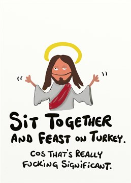 Send someone this silly Christmas card by Do Something David, if they've forgotten the real meaning of Christmas.
