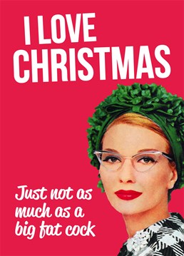 So, there can be something better that Christmas! Send this hilarious Dean Morris card to someone who's got their priorities straight.