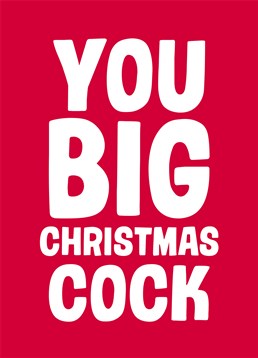 This Dean Morris card is ideal to send to anyone with a great sense of humour for Christmas.