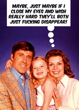 Is family life really that bad for your Mum? Cheer her up with this Dean Morris Birthday card.