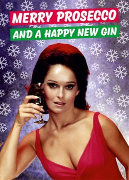 Know someone with prosecco and gin constantly? Then this Dean Morris Christmas card is perfect from them!