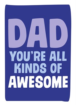 Let your Dad know what a brilliant guy he is with this awesome Dean Morris Birthday card.