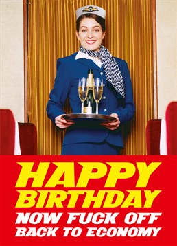 To mark Dean Morris Cards 20th Birthday, we spoke to the man himself and he has this to say about that card: This was the first card I created for my now longest running Fabulous range. It's still popular, especially with cabin crew (obviously) and has become a bit of a catchphrase for me.