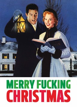 Fuck yeah, it's Christmas! Add a photo to personalise this rude Dean Morris card and wish someone special a Merry Fucking Christmas.