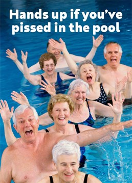 Don't be shy we've all done it. Maybe don't be quite so enthusiastic as this merry bunch of OAP's though