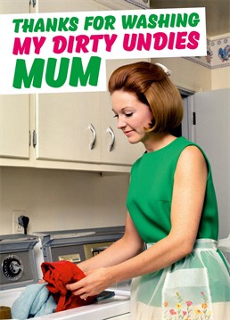 The sacrifices mums have to make when they have children! Surely this mother's Day they deserve a Birthday card that recognises this.
