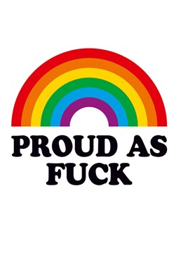 Here's a fabulous proud card for your proud friends