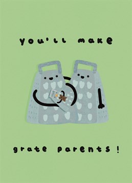 A card for the new parents -you know will do a grate job raising a great little baby!