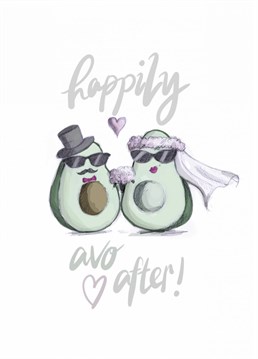 Send all the 'Happily Ever After' wishes to the newly weds with this cute and 'pun-tastic' illustrated Wedding card!