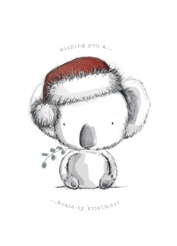 Send the 'Koala-ty Kristmas' vibes with the cute little guy!