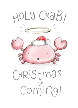We're all as shocked as this cute crab that Christmas is coming!