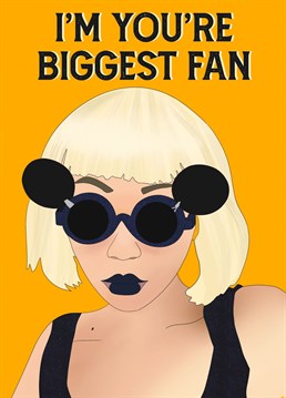 Who's your biggest fan - let them know with this Gaga Anniversary card! Let's hope you don't follow them though...that could be weird!