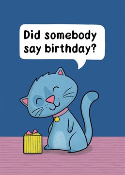 Send them a cute kitten birthday card. Designed by Drawn to Cats.