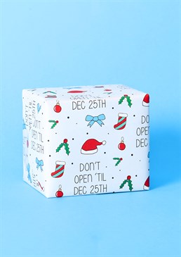 Wrap your fabulous gifts in our hilarious wrapping paper and we can guarantee it'll look almost too good to open! Please note that this product is 50x70cm and will be sent folded to keep it nice and safe!