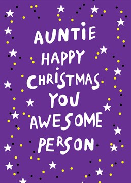 Perfect christmas cards for an awesome auntie