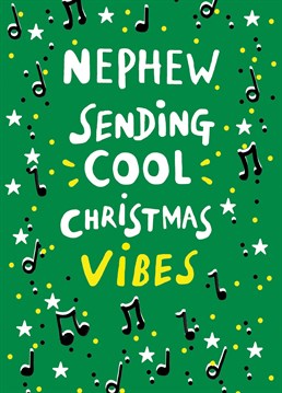 Perfect christmas card for a cool nephew