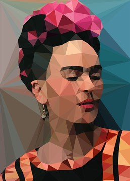 Frida Kahlo is a feminist icon, so send this Birthday card by Studio Cockatoo at East End Prints to someone who truly admires her.
