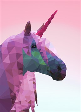 Does your friend believe in unicorns? Of course, they do! So, send this Birthday card by Studio Cockatoo at East End Prints.