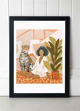 Get a little wild with this beautiful and inspiring art print by 83 Oranges. We love the colourful illustrative details in this print. Published by East End Prints and manufactured eco-consciously in the UK. Each time you buy a print or card from East End Prints we donate a percentage of each sale to Cool Earth who work alongside local communities to combat the effects of deforestation in the Amazon.<p>Please note this product is made to order and is non-returnable.</p><p>Cards and gifts are sent separately. View our Delivery page for more details on Gift processing and delivery times.</p>