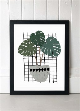 Keep it fresh and add some lively botanicals to your home with this iconic Monstera plant themed prints. Published by East End Prints and manufactured eco-consciously in the UK. Each time you buy a print or card from East End Prints we donate a percentage of each sale to Cool Earth who work alongside local communities to combat the effects of deforestation in the Amazon.<p>Please note this product is made to order and is non-returnable.</p><p>Cards and gifts are sent separately. View our Delivery page for more details on Gift processing and delivery times.</p>