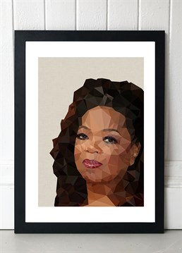 You get a car!, if only there were more inspirational figures like Oprah Winfrey represented in the world. Black feminist icon art print by Studio Cockatoo. Published by East End Prints and manufactured eco-consciously in the UK. Each time you buy a print or card from East End Prints we donate a percentage of each sale to Cool Earth who work alongside local communities to combat the effects of deforestation in the Amazon.<p>Please note this product is made to order and is non-returnable.</p><p>Cards and gifts are sent separately. View our Delivery page for more details on Gift processing and delivery times.</p>