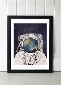 Astronomy inspired print, available in A2 or A3, framed and unframed. Published by East End Prints and manufactured eco-consciously in the UK. Each time you buy a print or card from East End Prints we donate a percentage of each sale to Cool Earth who work alongside local communities to combat the effects of deforestation in the Amazon.<p>Please note this product is made to order and is non-returnable.</p><p>Cards and gifts are sent separately. View our Delivery page for more details on Gift processing and delivery times.</p>