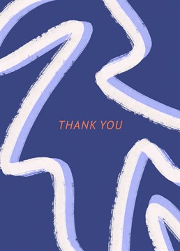 A minimalist thank you card for any occasion