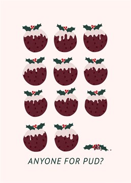 You've always got room for dessert, right?! A fun Christmas pudding design