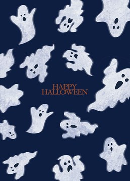 Boo! A cute, but fun design to celebrate the spooky season