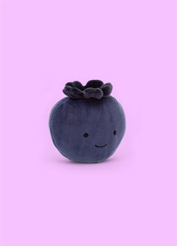 <ul>
    <li>You&rsquo;ll never feel blue with this berry buddy around!&nbsp;</li>
    <li>A super cute super food, the Fabulous Fruit Blueberry by Jellycat is the perfect fruity mascot to fit in the palm of your hand and make your mornings more merry!&nbsp;</li>
    <li>With a velvety soft, purple-navy exterior, this plump little pal is seriously squishy and completely adorable.&nbsp;</li>
    <li>Dimensions: 10cm high, 8cm wide&nbsp;</li>
</ul>