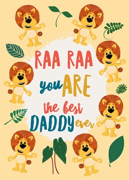 Send this CBeebies Raa Raa The Lion Card to Daddy this Father's Day