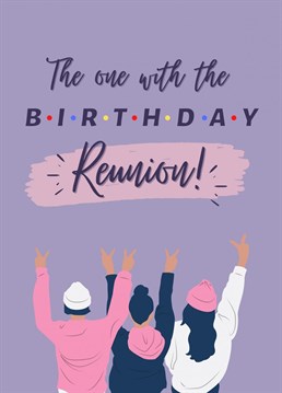 At last we can meet to celebrate your birthday, so why not celebrate with this perfect fitting card.