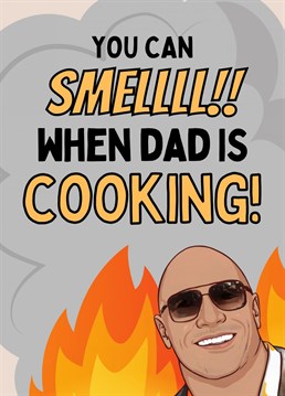 Dad's like to think of themselves as the king of the BBQ's but from my experience they are the kings of burning food, so if your Dad is like mine then why not send them this Birthday card to show them your appreciation.
