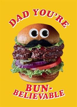 Show your Dad how cheesy you can get with this silly Father's Day card by Scribbler.