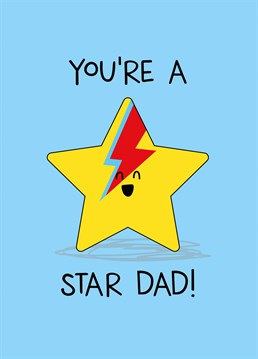 Thank your Dad for passing onto you his great music taste and letting you boogie along to David Bowie from a young age! Designed by Scribbler.