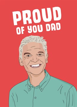 For a brave Dad who's definitely one in million - just like Phillip Schofield! Show you love him no matter what with this cute Father's Day card by Scribbler.