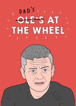 The perfect football inspired Father's Day card for a prematurely grey Manchester United fan. Designed by Scribbler.