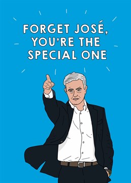 If you're a Chelsea, Man United or Spurs fan and Mourinho's still the Special One to you, then send this football inspired Scribbler card to a special Dad on Father's Day.
