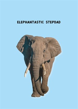 Things your father figure has in common with an elephant: prominent ears, forgetful and completely grey. Personalise this Scribbler card so he feels extra special on Father's Day.