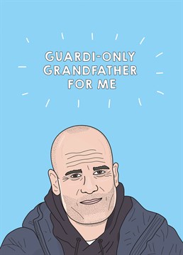 This one's for the Manchester City fans! Personalise and send a great to a great on Father's Day to make your father figure's day with this football inspired Scribbler design.