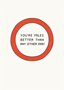 If your dad's a car fanatic, we're sure he'll appreciate this wheely thoughtful Scribbler card on Father's Day.