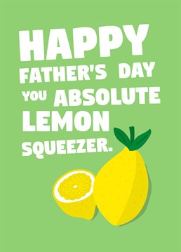 If your dad's a real Cockney geezer, send him this funny Father's Day card and a tumble down the sink on you. Designed by Scribbler.
