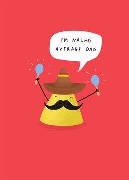 The perfect Father's Day card to send a brilliantly unique Dad who appreciates his jokes smothered in cheese! Designed by Scribbler.