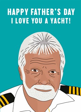 If you've roped dad into watching Below Deck with you, show how much you love him with the help of Captain Lee and this Scribbler Father's Day card.