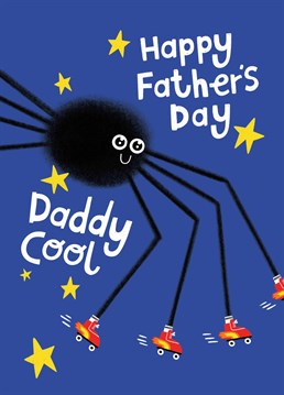 He's as cool as they come! If he's not like other dads, get your skates on and send him this fun Father's Day card.