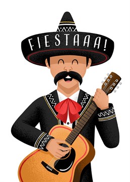 Ariba Ariba, we're having a fiesta. It's always time to party with this mariachi band - so get your flamenco shoes on and let's dance the night away. Designed by Ian Owen, Folio.