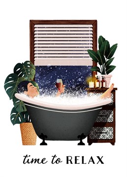 Tell the women in your life that it's time to relax, have some downtime and take some time out to pamper with this gorgeous bath time design. Designed by Ian Owen, Folio